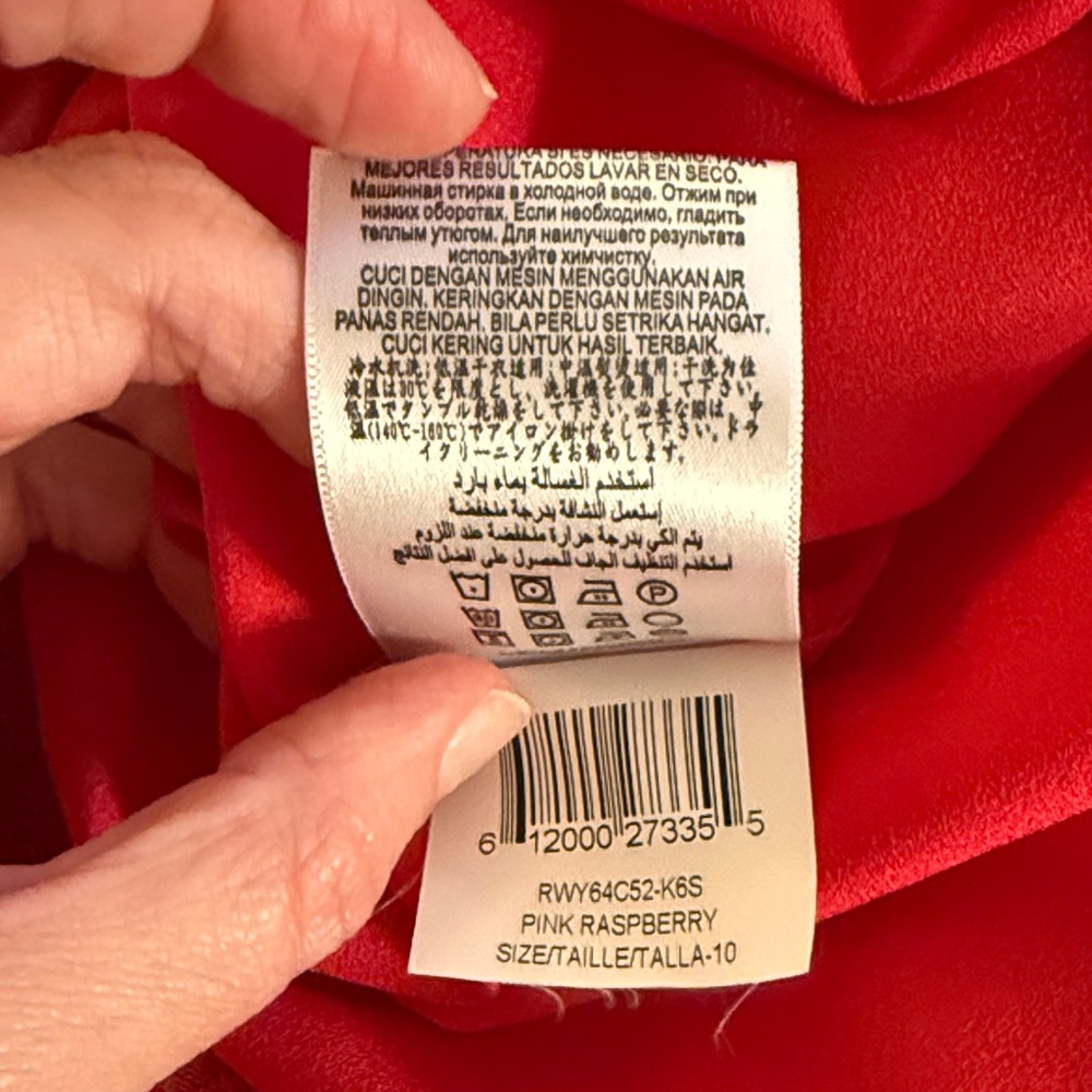 BCBG Vibrant Pink Raspberry Dress - Picture 11 of 12